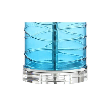 Cole 27.5" Modern Fused Glass Cylinder LED Table Lamp - JONATHAN Y